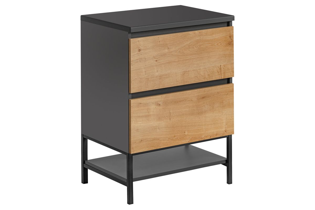 MONAKO GREY OAK 60CM SERVANTSKAP